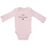 Baby Body personalisiert, aus 100 % Bio-Baumwolle, Personalisierte Babykleidung, Strampler, Wickelbody, Personalisierte Geschenke Baby