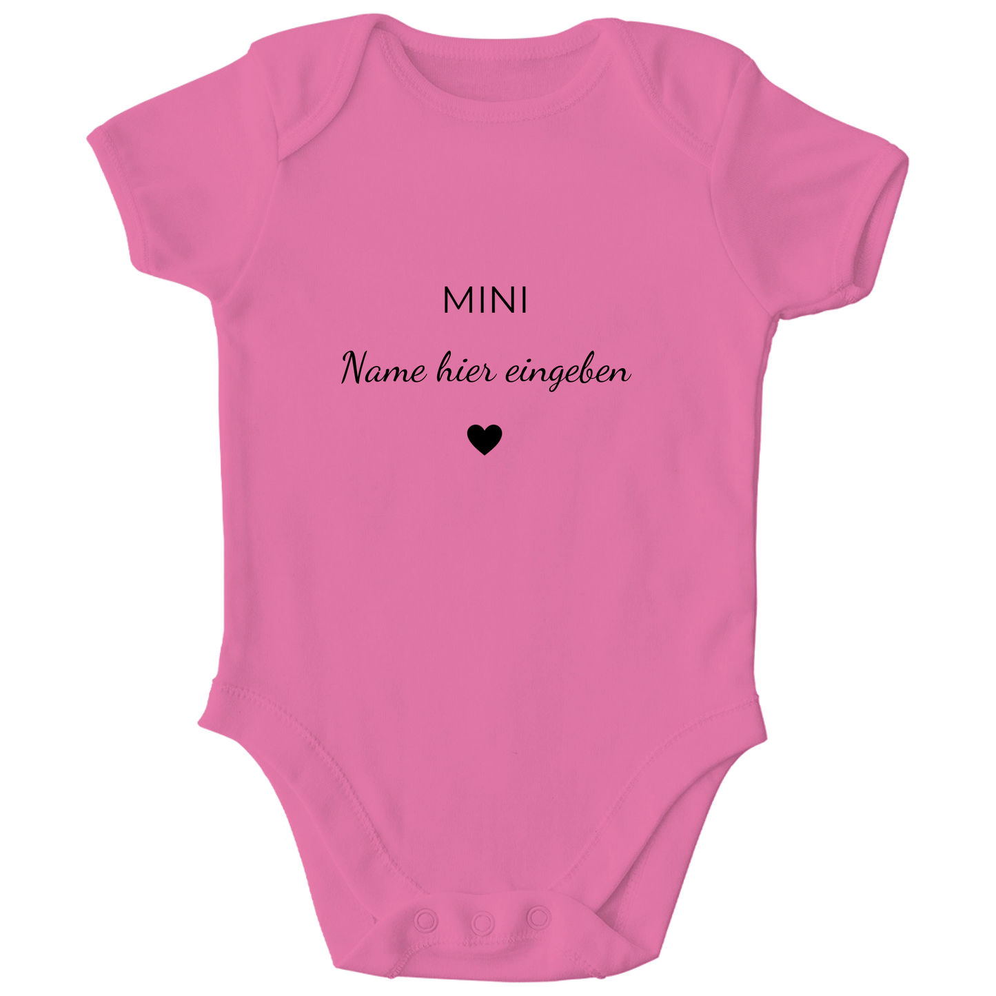 Baby Body personalisiert, aus 100 % Bio-Baumwolle, Personalisierte Babykleidung, Strampler, Wickelbody, Personalisierte Geschenke Baby