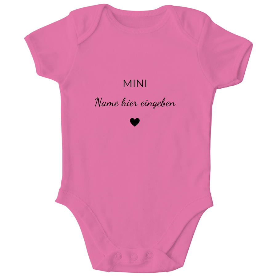 Baby Body personalisiert, aus 100 % Bio-Baumwolle, Personalisierte Babykleidung, Strampler, Wickelbody, Personalisierte Geschenke Baby