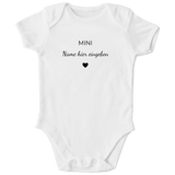 Baby Body personalisiert, aus 100 % Bio-Baumwolle, Personalisierte Babykleidung, Strampler, Wickelbody, Personalisierte Geschenke Baby
