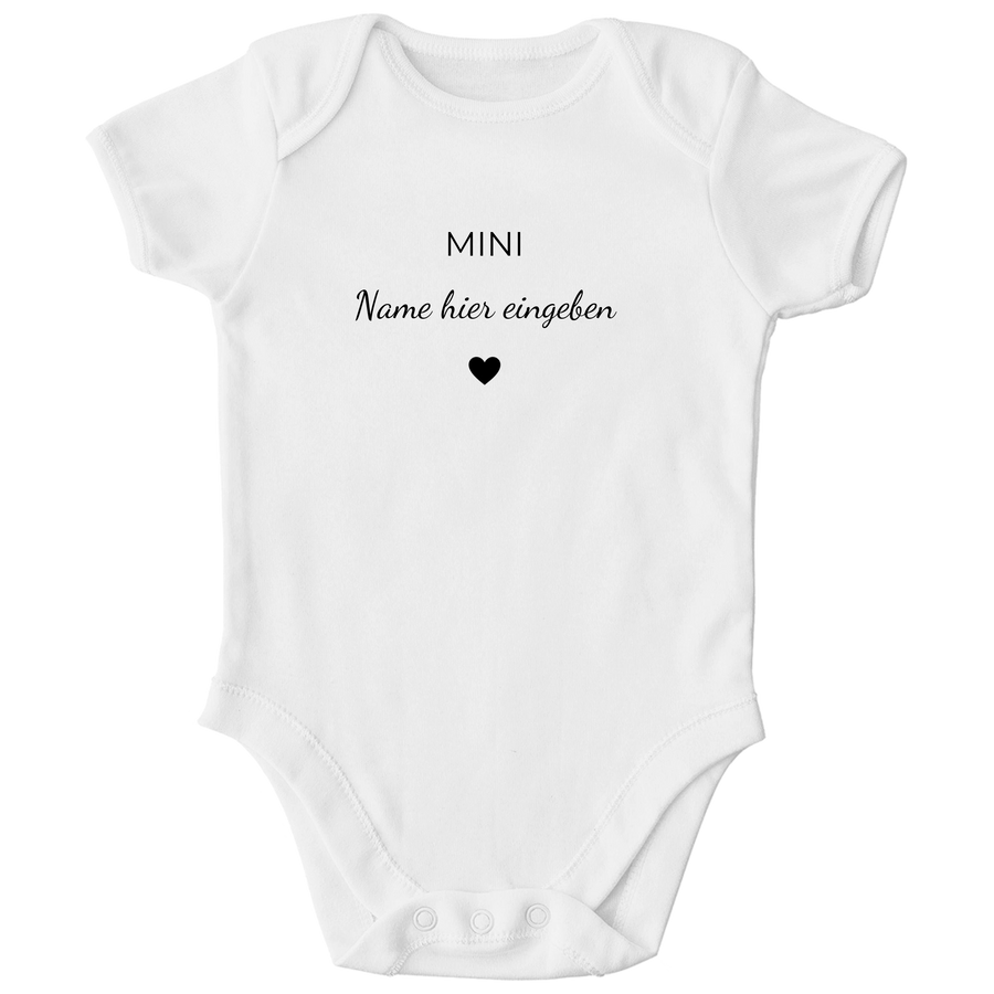 Baby Body personalisiert, aus 100 % Bio-Baumwolle, Personalisierte Babykleidung, Strampler, Wickelbody, Personalisierte Geschenke Baby
