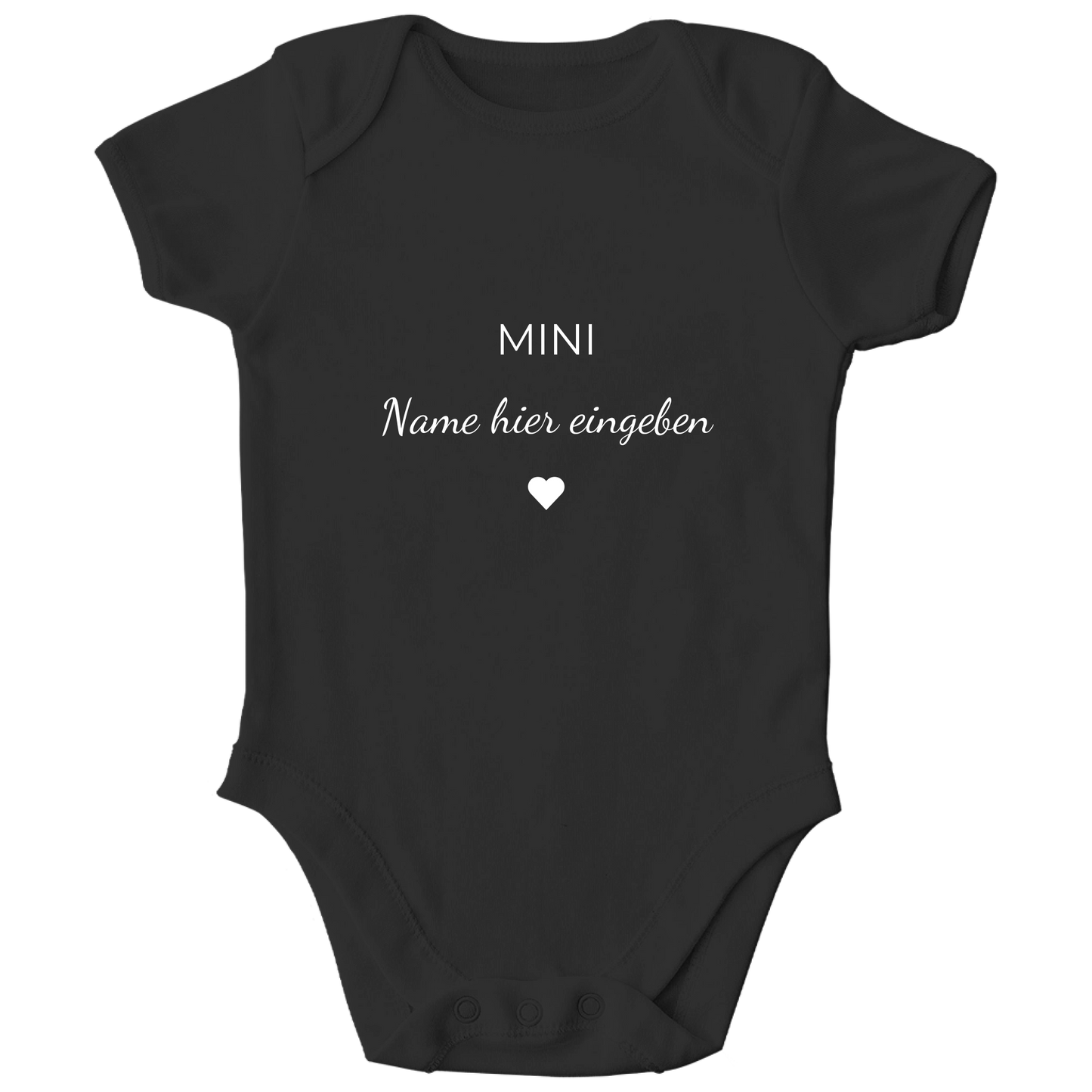 Baby Body personalisiert, aus 100 % Bio-Baumwolle, Personalisierte Babykleidung, Strampler, Wickelbody, Personalisierte Geschenke Baby