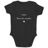 Baby Body personalisiert, aus 100 % Bio-Baumwolle, Personalisierte Babykleidung, Strampler, Wickelbody, Personalisierte Geschenke Baby