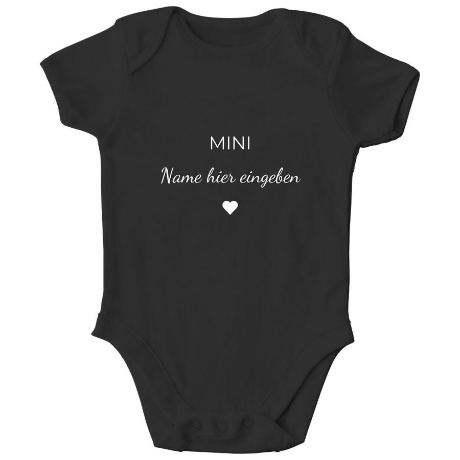 Baby Body personalisiert, aus 100 % Bio-Baumwolle, Personalisierte Babykleidung, Strampler, Wickelbody, Personalisierte Geschenke Baby