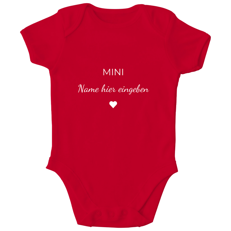 Baby Body personalisiert, aus 100 % Bio-Baumwolle, Personalisierte Babykleidung, Strampler, Wickelbody, Personalisierte Geschenke Baby