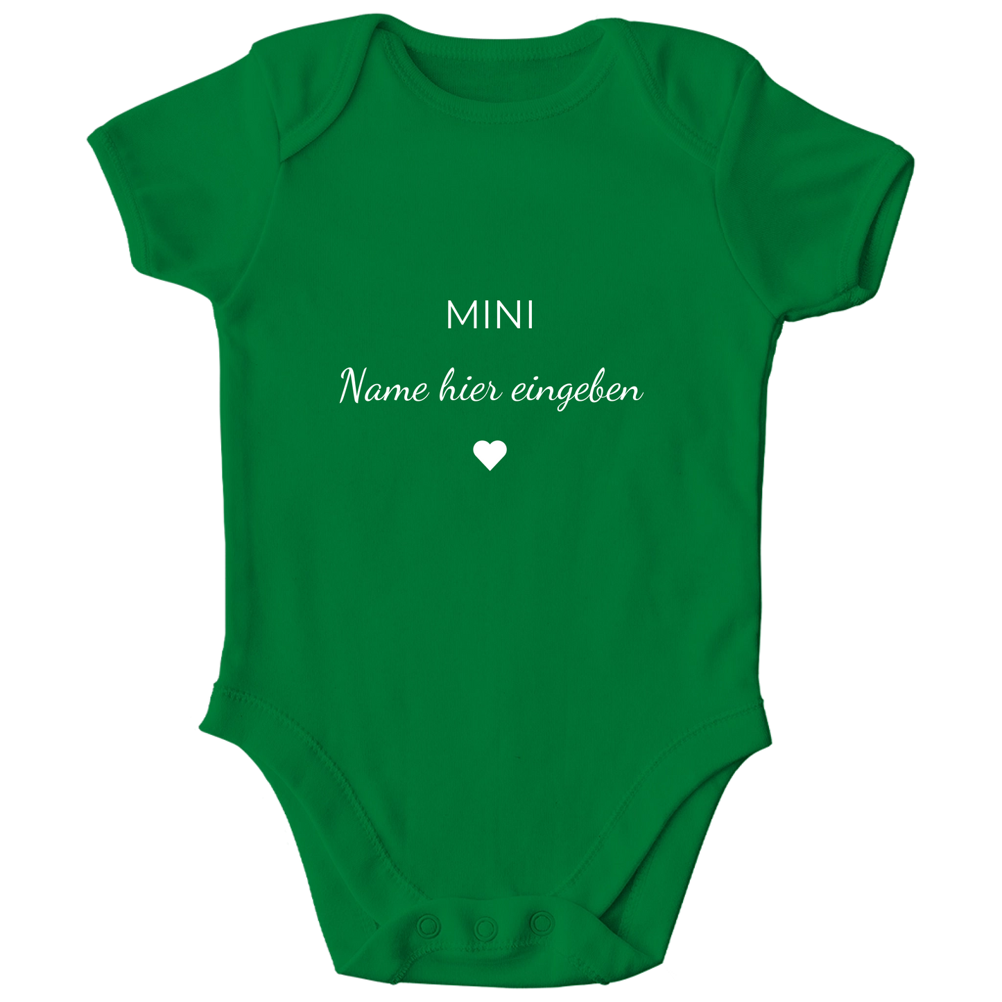 Baby Body personalisiert, aus 100 % Bio-Baumwolle, Personalisierte Babykleidung, Strampler, Wickelbody, Personalisierte Geschenke Baby
