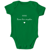 Baby Body personalisiert, aus 100 % Bio-Baumwolle, Personalisierte Babykleidung, Strampler, Wickelbody, Personalisierte Geschenke Baby