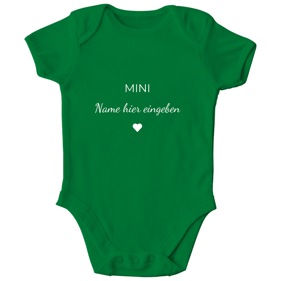 Baby Body personalisiert, aus 100 % Bio-Baumwolle, Personalisierte Babykleidung, Strampler, Wickelbody, Personalisierte Geschenke Baby