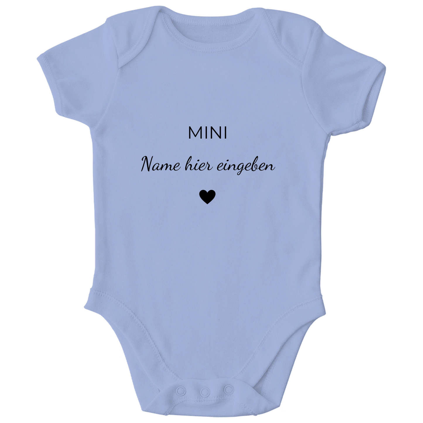 Baby Body personalisiert, aus 100 % Bio-Baumwolle, Personalisierte Babykleidung, Strampler, Wickelbody, Personalisierte Geschenke Baby