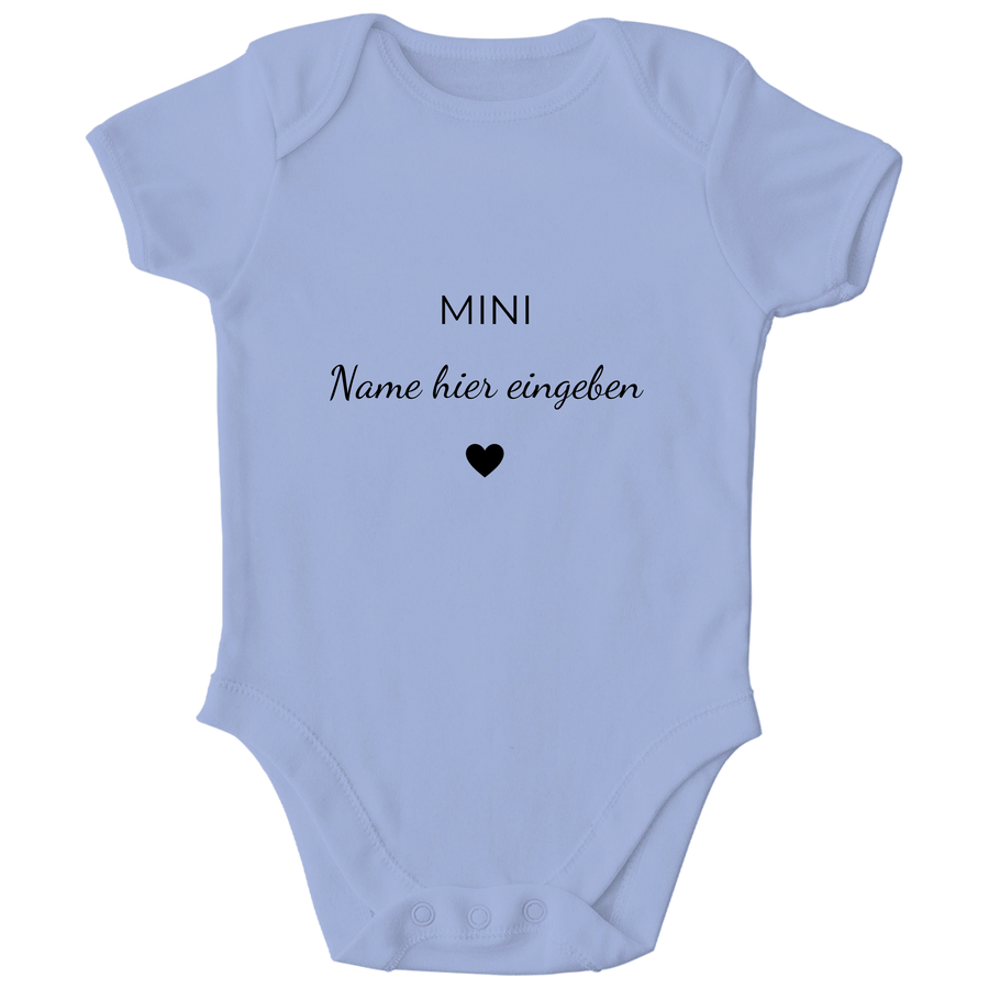Baby Body personalisiert, aus 100 % Bio-Baumwolle, Personalisierte Babykleidung, Strampler, Wickelbody, Personalisierte Geschenke Baby