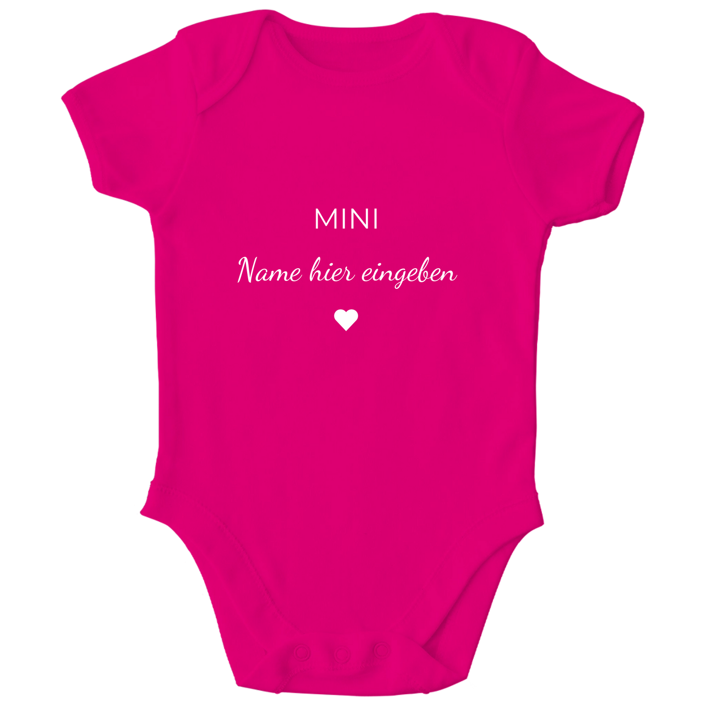 Baby Body personalisiert, aus 100 % Bio-Baumwolle, Personalisierte Babykleidung, Strampler, Wickelbody, Personalisierte Geschenke Baby
