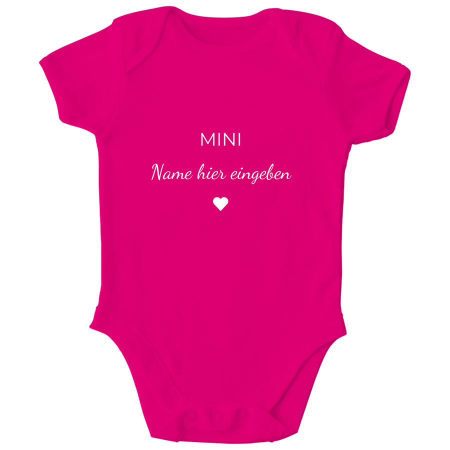 Baby Body personalisiert, aus 100 % Bio-Baumwolle, Personalisierte Babykleidung, Strampler, Wickelbody, Personalisierte Geschenke Baby