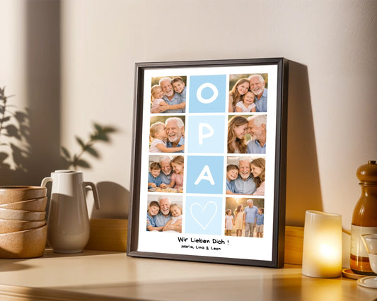 OPA Posterdesign – Personalisierung mit eigenem Foto und Text