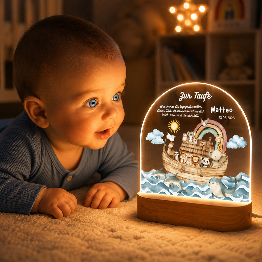 Nachtlichter taufe arche noah