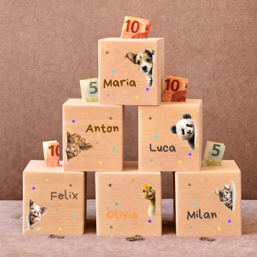 Spardose Holz Bundle 9