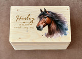 Holzkiste Pferd