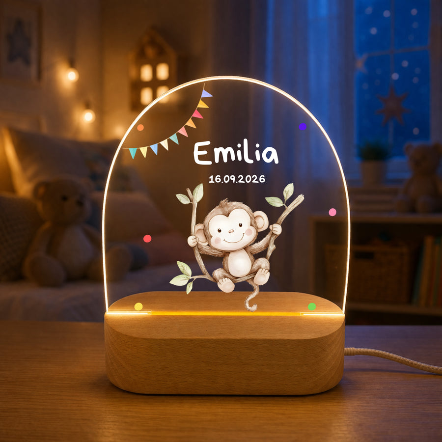 Nachtlichter Bundle 3 Tiere mit Wimpel