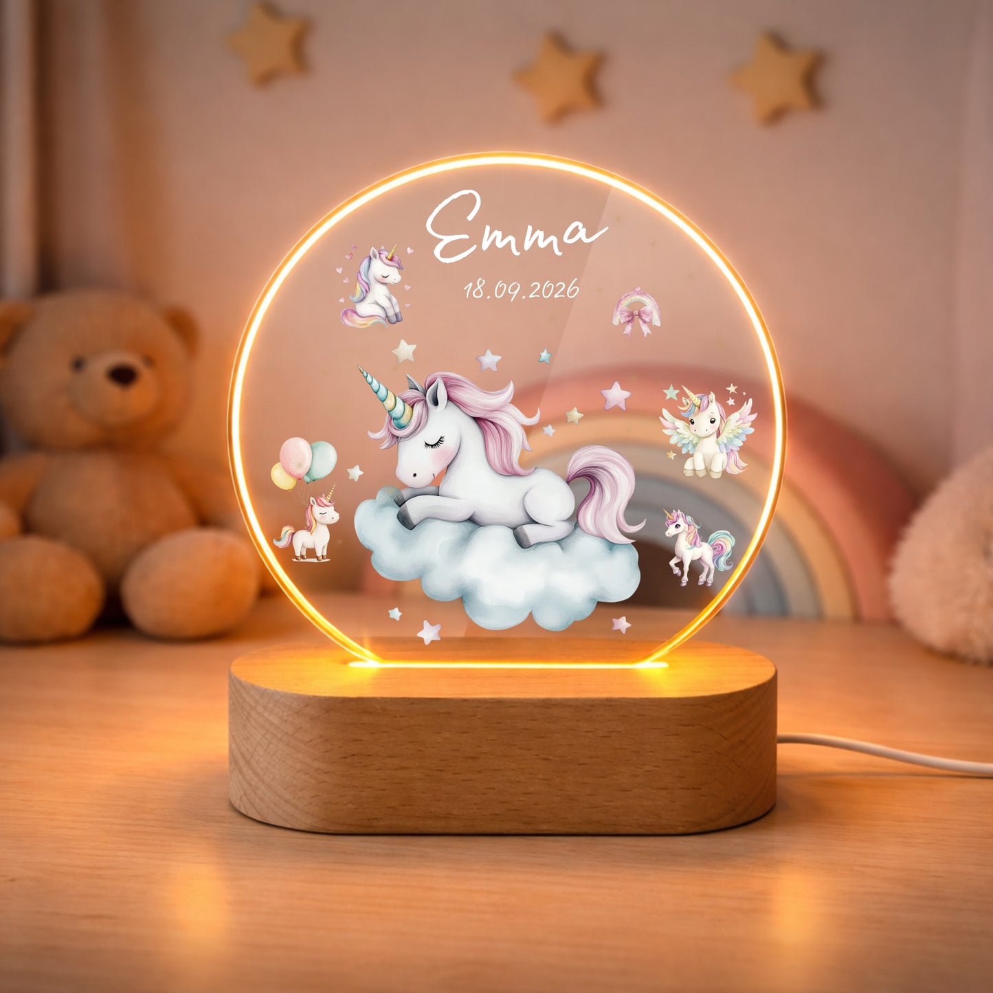 Nachtlichter Einhorn