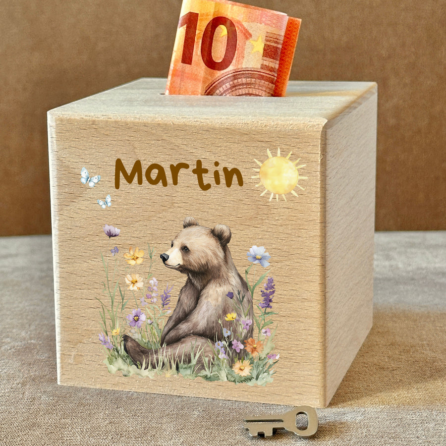 Spardose Holz Bundle 8