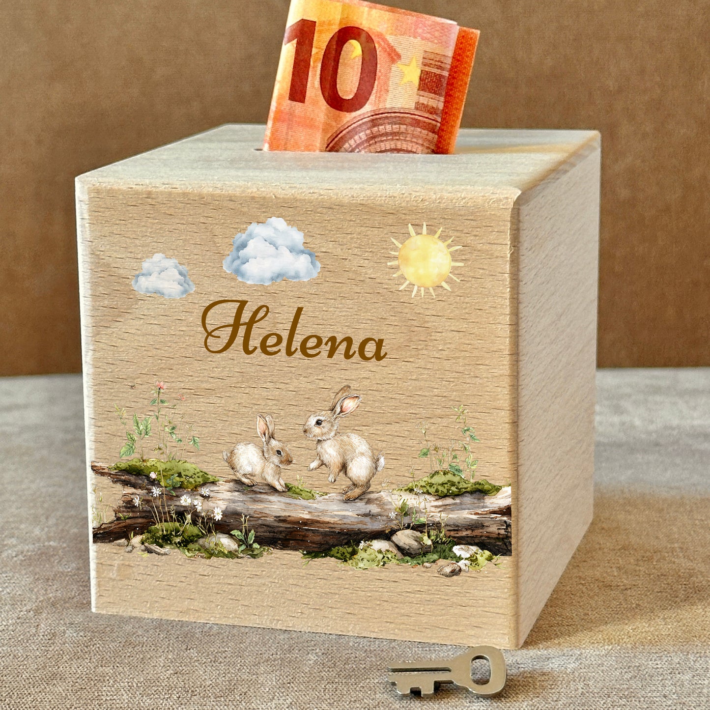 Spardose Holz Bundle 3
